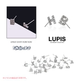 ≪1個入り 片耳用≫イニシャルパヴェピアス | LUPIS | 詳細画像8 