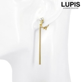 ラインストーン×ロングバーイヤリング | LUPIS | 詳細画像5