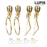 サークル＆トライアングルフレームイヤリング  | LUPIS | 詳細画像3 