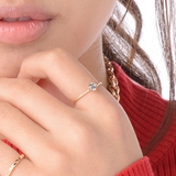 カラーストーンシンプルリング【指輪】 | LUPIS | 詳細画像3 