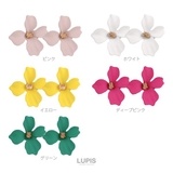 マットカラーフラワーピアス   | LUPIS | 詳細画像2 