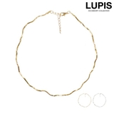 シンプルウェーブメタルチョーカーネックレス | LUPIS | 詳細画像1