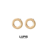 ゴールド | シンプルサークルピアス | LUPIS