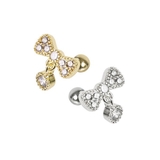 【20G】リボンジュエルストレートバーベルボディピアス | LUPIS | 詳細画像4 