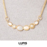 パールビジュー2連チェーンネックレス 【アクセサリー アクセ | LUPIS | 詳細画像2