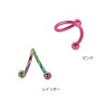 【16G】シンプルカラースパイラルバーベルピアス | LUPIS | 詳細画像4