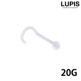 クリアノーズスクリューボディピアス 鼻ピアス | LUPIS | 詳細画像1