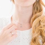 キュービックジルコニアデザインネックレス【LACORDE】 | LACORDE | 詳細画像3