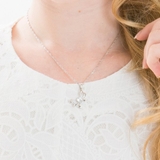 ハートリボンキュービックジルコニアネックレス【LACORDE】 | LACORDE | 詳細画像2