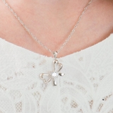 ハートリボンキュービックジルコニアネックレス【LACORDE】 | LACORDE | 詳細画像3