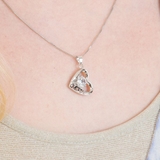 LOVE文字入りハートキュービックジルコニアネックレス【LACORDE】 | LACORDE | 詳細画像3