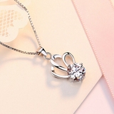 クラウンモチーフキュービックジルコニアネックレス【LACORDE】 | LACORDE | 詳細画像2