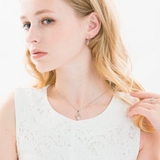 クラウンモチーフキュービックジルコニアネックレス【LACORDE】 | LACORDE | 詳細画像4