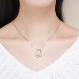 ハートキュービックジルコニアデザインネックレス【LACORDE】 | LACORDE | 詳細画像6