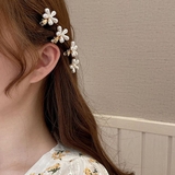 ≪1個入り≫フラワーパールミニヘアクリップ【小さい ヘアアクセサリー】 | LUPIS | 詳細画像4 