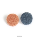 ピンク×ネイビー | バイカラーボタンピアス | LUPIS