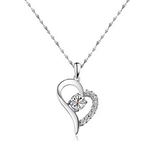 オープンハートデザインキュービックネックレス【LACORDE】 | LACORDE | 詳細画像1