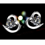 ハートキュービックジルコニアデザインピアス【LACORDE】 | LACORDE  | 詳細画像2 