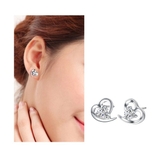 ハートキュービックジルコニアデザインピアス【LACORDE】 | LACORDE  | 詳細画像4 