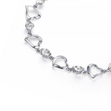 ハートキュービックジルコニアブレスレット【LACORDE】 | LACORDE  | 詳細画像2 