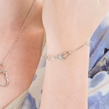 ハートデザインキュービックジルコニアブレスレット【LACORDE】 | LACORDE  | 詳細画像2 