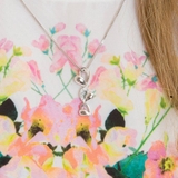 3連ハートモチーフキュービックジルコニアネックレス【LACORDE】 | LACORDE | 詳細画像2