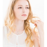 ダブルハートデザインキュービックジルコニアネックレス【LACORDE】 | LACORDE | 詳細画像3