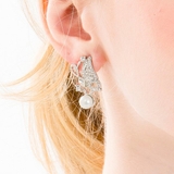 パールバタフライパヴェピアス【LACORDE】 | LACORDE  | 詳細画像3 