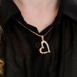 ハートピンクゴールドカラーネックレス【LACORDE】 | LACORDE | 詳細画像2