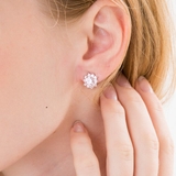 クリアカラーキュービックストーンピアス【LACORDE】 | LACORDE  | 詳細画像2 