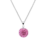 ピンクパヴェボールネックレス【LACORDE】 | LACORDE  | 詳細画像1 