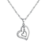 2連ハートキュービックネックレス【LACORDE】 | LACORDE | 詳細画像1