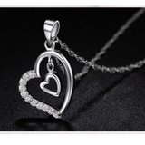 2連ハートキュービックネックレス【LACORDE】 | LACORDE | 詳細画像3