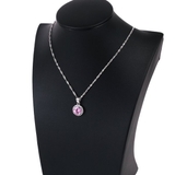 ピンクストーンキュービックネックレス【LACORDE】 | LACORDE | 詳細画像2