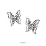 シルバー | ラグジュアリーバタフライピアス  | LUPIS