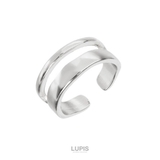 変形ダブルラインリング【指輪】 | LUPIS | 詳細画像4