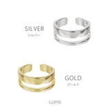 変形ダブルラインリング【指輪】 | LUPIS | 詳細画像5