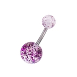 【14G】グリッターボールバナナバーベルボディピアス へそピアス 【サージカルス… | LUPIS | 詳細画像7 