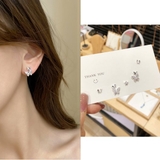 バタフライピアスセット 【シルバー925ポスト S925ポスト | LUPIS | 詳細画像4 