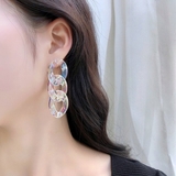 オーロラチェーンピアス【大ぶり S925ポスト】 | LUPIS | 詳細画像2 