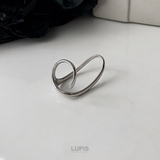 カーブラインダブルフィンガーリング【2本指リング 指輪】 | LUPIS | 詳細画像7 
