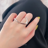 カーブラインダブルフィンガーリング【2本指リング 指輪】 | LUPIS | 詳細画像9 