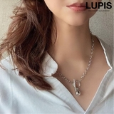 メタルボールマンテルチェーンネックレス | LUPIS | 詳細画像1 