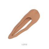 キャメル | ドロップ型マットカラーヘアクリップ  | LUPIS