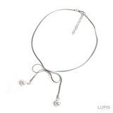 スネークチェーンリボンチョーカーネックレス  | LUPIS | 詳細画像2 