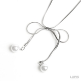 スネークチェーンリボンチョーカーネックレス  | LUPIS | 詳細画像3 