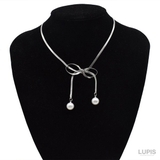 スネークチェーンリボンチョーカーネックレス  | LUPIS | 詳細画像6 