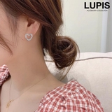 きらきらオープンハートピアス | LUPIS | 詳細画像1