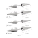 ロングコーンヘッドストレートバーベルボディピアス | LUPIS | 詳細画像5