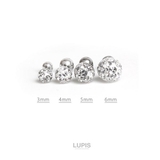 ≪16G≫パヴェストーンストレートバーベルボディピアス  | LUPIS | 詳細画像3 